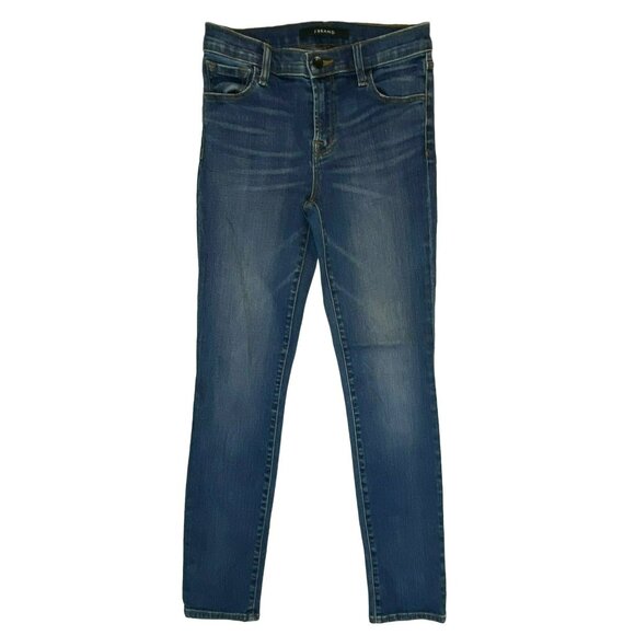 J Brand Denim - J Brand Jeans Size 25 x 29 Skinny Stretch Womens $225 MSRP! Blue Faded So Soft!